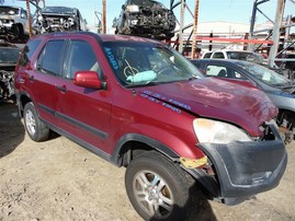 2003 Honda CR-V EX Burgundy 2.4L AT 4WD #A24893